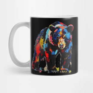 American Black Bear Colorful Pop Art Design Animal Lover Gift Idea Mug